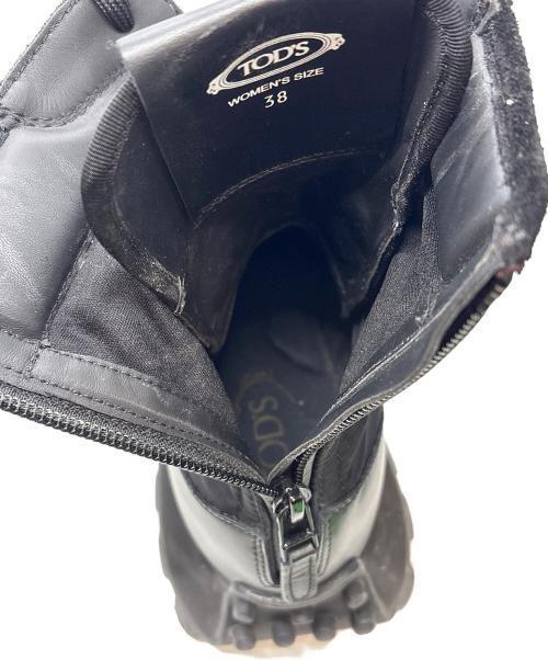 TOD'S（トッズ）TOD'S (トッズ) ハイカットスニーカー ブラック サイズ:38の古着・服飾アイテム