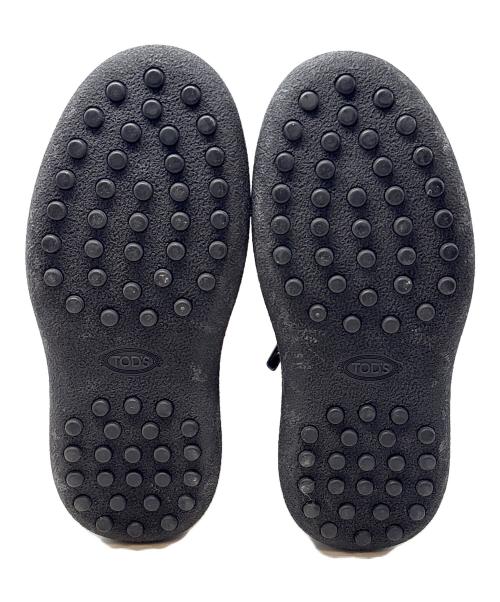 TOD'S（トッズ）TOD'S (トッズ) シャイニーレザーレースアップコンバットブーツ ブラック サイズ:37の古着・服飾アイテム