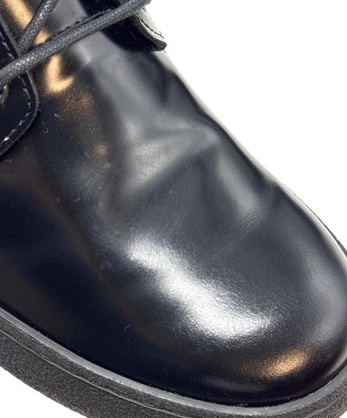 TOD'S（トッズ）TOD'S (トッズ) シャイニーレザーレースアップコンバットブーツ ブラック サイズ:37の古着・服飾アイテム