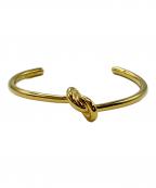 CELINEセリーヌ）の古着「ノット エクストラシンブレスレット」