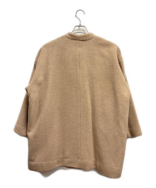 URBAN RESEARCH DOORS（アーバンリサーチドアーズ）URBAN RESEARCH DOORS (アーバンリサーチドアーズ) ウールミドルコート ベージュ サイズ:Freeの古着・服飾アイテム