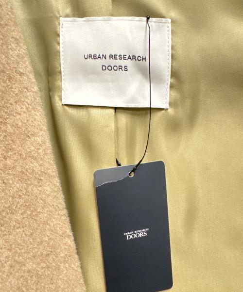 URBAN RESEARCH DOORS（アーバンリサーチドアーズ）URBAN RESEARCH DOORS (アーバンリサーチドアーズ) ウールミドルコート ベージュ サイズ:Freeの古着・服飾アイテム