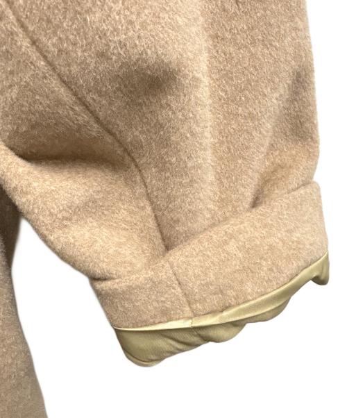 URBAN RESEARCH DOORS（アーバンリサーチドアーズ）URBAN RESEARCH DOORS (アーバンリサーチドアーズ) ウールミドルコート ベージュ サイズ:Freeの古着・服飾アイテム