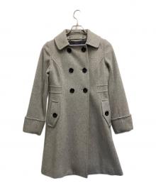 BLUE LABEL CRESTBRIDGE（ブルーレーベルクレストブリッジ）の古着「Aラインコート」｜グレー