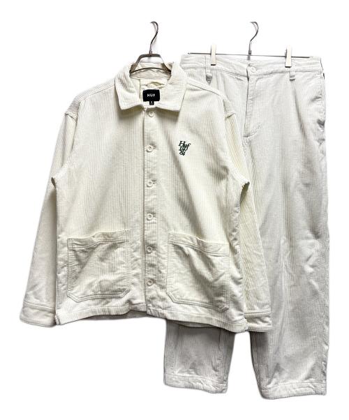HUF（ハフ）HUF (ハフ) セットアップ ホワイト サイズ:Mの古着・服飾アイテム