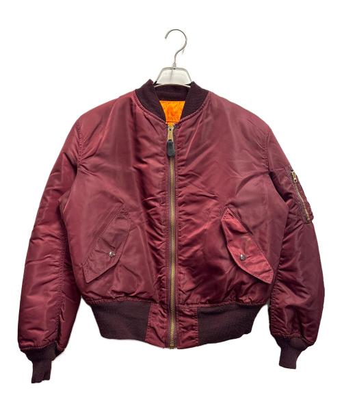 ALPHA INDUSTRIES（アルファインダストリーズ）ALPHA INDUSTRIES (アルファインダストリーズ) MA-1ジャケット レッド サイズ:Mの古着・服飾アイテム