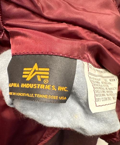 ALPHA INDUSTRIES（アルファインダストリーズ）ALPHA INDUSTRIES (アルファインダストリーズ) MA-1ジャケット レッド サイズ:Mの古着・服飾アイテム