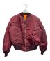 ALPHA INDUSTRIES（アルファインダストリーズ）の古着「MA-1ジャケット」｜レッド