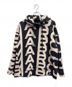 MARC JACOBSマークジェイコブス）の古着「プルオーバーパーカー」｜ブラック×ベージュ