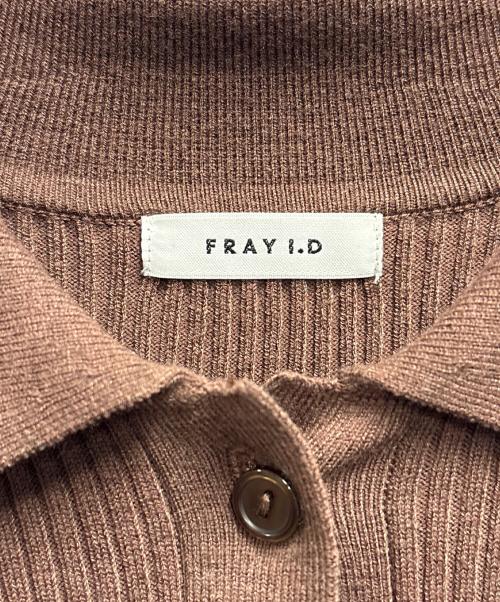 FRAY ID（フレイ アイディー）FRAY ID (フレイ アイディー) 長袖ワンピース ブラウン サイズ:1の古着・服飾アイテム