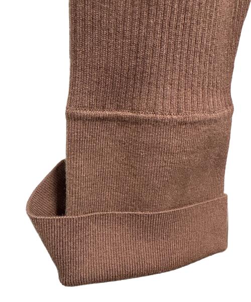 FRAY ID（フレイ アイディー）FRAY ID (フレイ アイディー) 長袖ワンピース ブラウン サイズ:1の古着・服飾アイテム