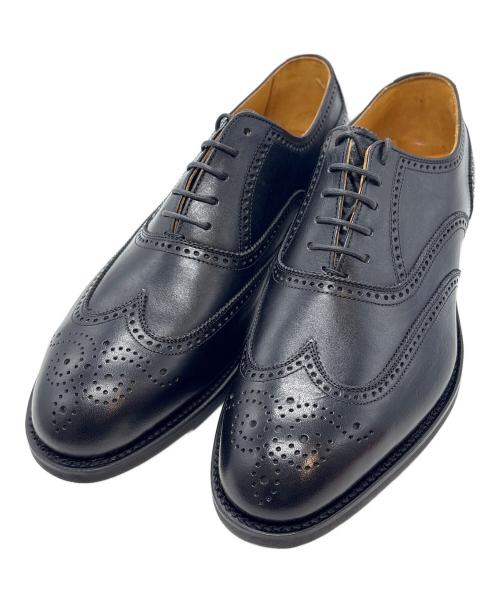 SCOTCH GRAIN（スコッチグレイン）SCOTCH GRAIN (スコッチグレイン) ウィングチップシューズ ブラック サイズ:26の古着・服飾アイテム