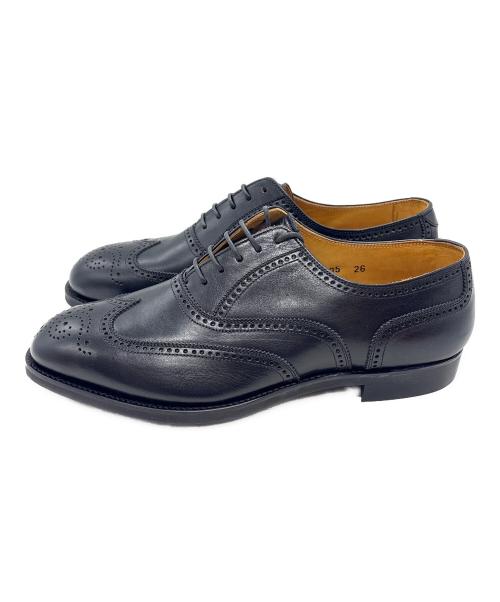 SCOTCH GRAIN（スコッチグレイン）SCOTCH GRAIN (スコッチグレイン) ウィングチップシューズ ブラック サイズ:26の古着・服飾アイテム