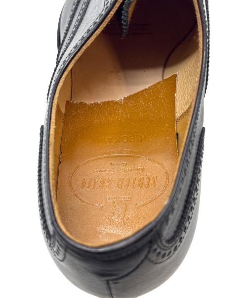SCOTCH GRAIN（スコッチグレイン）SCOTCH GRAIN (スコッチグレイン) ウィングチップシューズ ブラック サイズ:26の古着・服飾アイテム