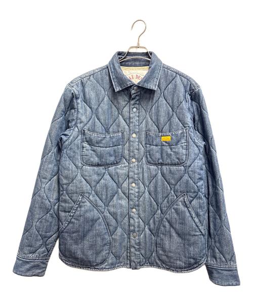 NATAL DESIGN（ネイタルデザイン）NATAL DESIGN (ネイタルデザイン) キルティングジャケット インディゴ サイズ:XLの古着・服飾アイテム