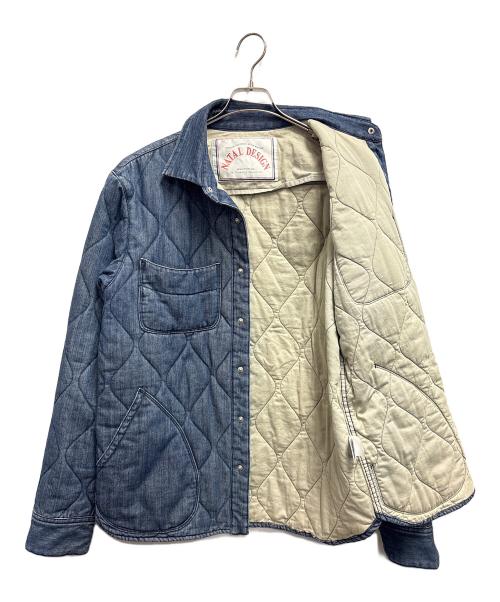 NATAL DESIGN（ネイタルデザイン）NATAL DESIGN (ネイタルデザイン) キルティングジャケット インディゴ サイズ:XLの古着・服飾アイテム