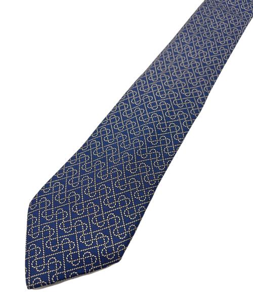 HERMES（エルメス）HERMES (エルメス) ネクタイ ネイビー サイズ:-の古着・服飾アイテム