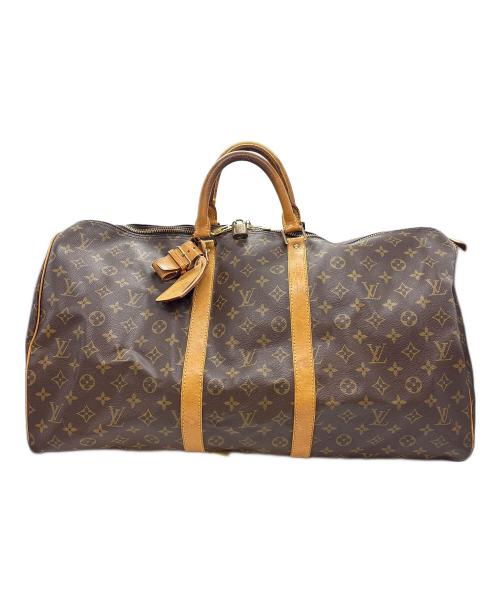 LOUIS VUITTON（ルイ ヴィトン）LOUIS VUITTON (ルイ ヴィトン) トラベルバッグ ブラウンの古着・服飾アイテム