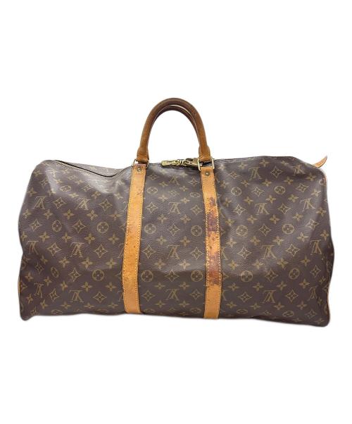 LOUIS VUITTON（ルイ ヴィトン）LOUIS VUITTON (ルイ ヴィトン) トラベルバッグ ブラウンの古着・服飾アイテム