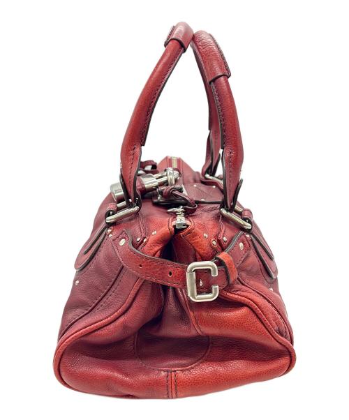 Chloe（クロエ）Chloe (クロエ) ハンドバッグ レッドの古着・服飾アイテム