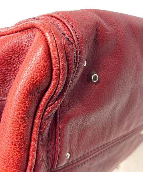 Chloe（クロエ）Chloe (クロエ) ハンドバッグ レッドの古着・服飾アイテム