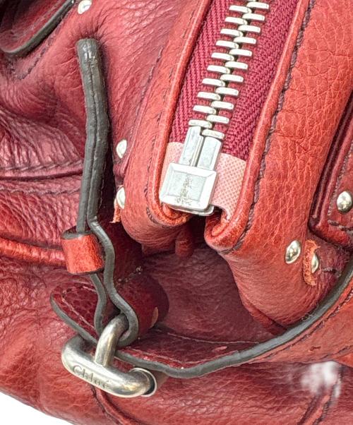 Chloe（クロエ）Chloe (クロエ) ハンドバッグ レッドの古着・服飾アイテム