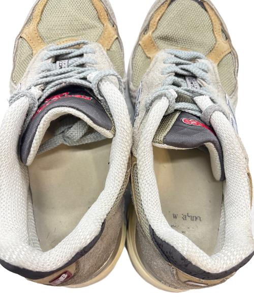 NEW BALANCE（ニューバランス）NEW BALANCE (ニューバランス) スニーカー グレー×オリーブ サイズ:US 8.5の古着・服飾アイテム