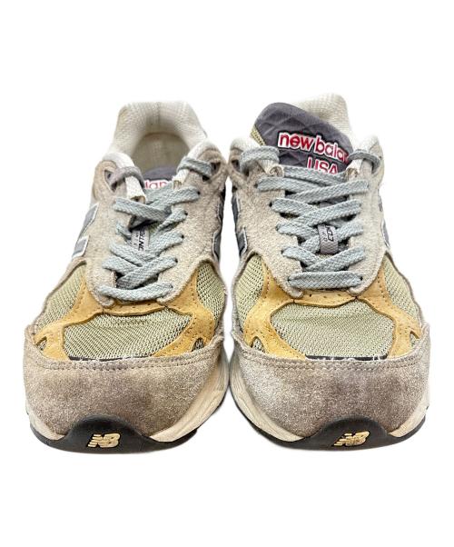 NEW BALANCE（ニューバランス）NEW BALANCE (ニューバランス) スニーカー グレー×オリーブ サイズ:US 8.5の古着・服飾アイテム