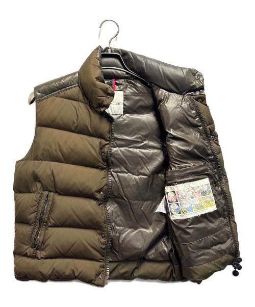 MONCLER（モンクレール）MONCLER (モンクレール) ダウンベスト オリーブ サイズ:Sの古着・服飾アイテム