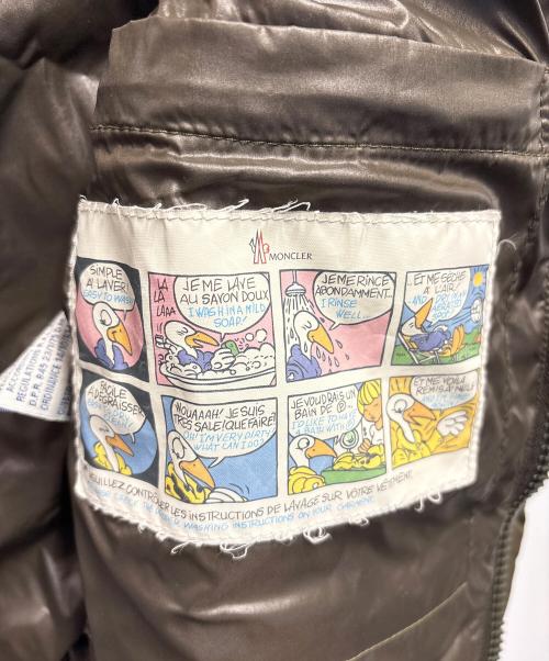 MONCLER（モンクレール）MONCLER (モンクレール) ダウンベスト オリーブ サイズ:Sの古着・服飾アイテム
