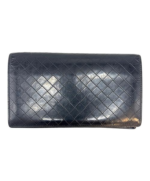 BOTTEGA VENETA（ボッテガベネタ）BOTTEGA VENETA (ボッテガベネタ) 長財布 ブラックの古着・服飾アイテム