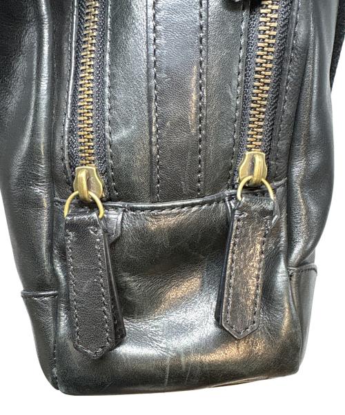 COACH（コーチ）COACH (コーチ) ショルダーバッグ / ヘリテージレザーフライト ブラックの古着・服飾アイテム