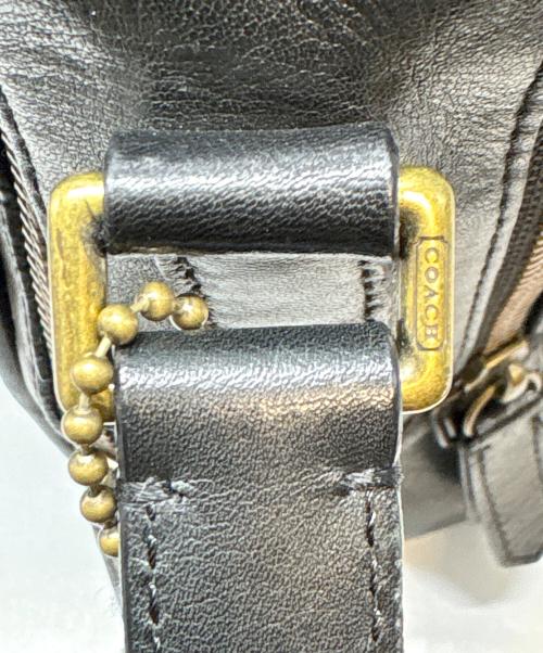 COACH（コーチ）COACH (コーチ) ショルダーバッグ / ヘリテージレザーフライト ブラックの古着・服飾アイテム
