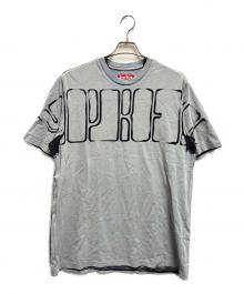 SUPREME（シュプリーム）の古着「Tシャツ / Overprint Knockout Tee」｜グレー