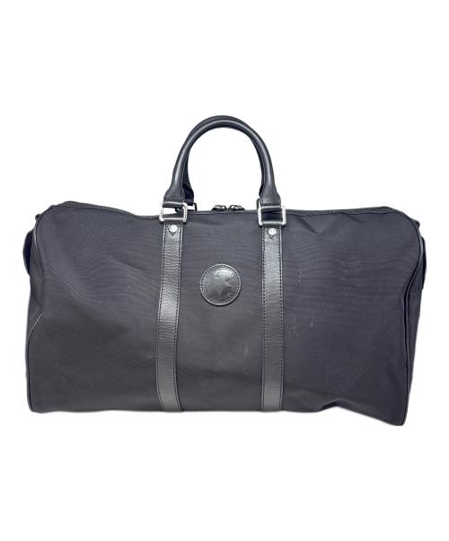 HUNTING WORLD（ハンティングワールド）HUNTING WORLD (ハンティングワールド) Mercedes Benz (メルセデスベンツ) ボストンバッグ ブラックの古着・服飾アイテム