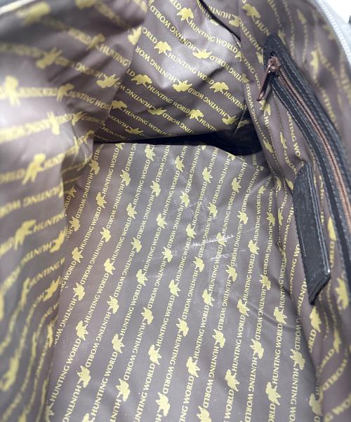 HUNTING WORLD（ハンティングワールド）HUNTING WORLD (ハンティングワールド) Mercedes Benz (メルセデスベンツ) ボストンバッグ ブラックの古着・服飾アイテム