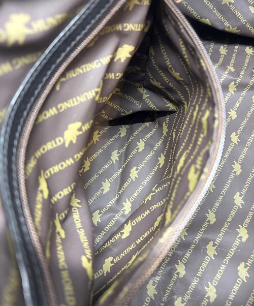 HUNTING WORLD（ハンティングワールド）HUNTING WORLD (ハンティングワールド) Mercedes Benz (メルセデスベンツ) ボストンバッグ ブラックの古着・服飾アイテム