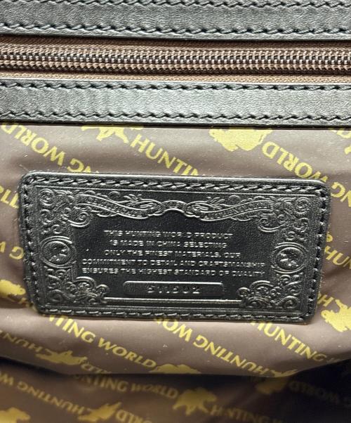 HUNTING WORLD（ハンティングワールド）HUNTING WORLD (ハンティングワールド) Mercedes Benz (メルセデスベンツ) ボストンバッグ ブラックの古着・服飾アイテム