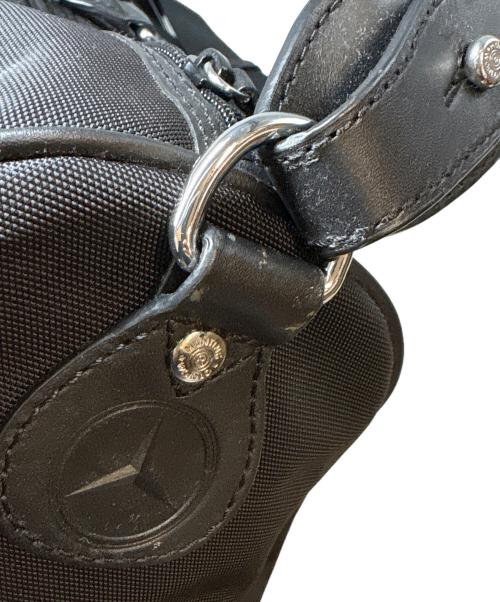 HUNTING WORLD（ハンティングワールド）HUNTING WORLD (ハンティングワールド) Mercedes Benz (メルセデスベンツ) ボストンバッグ ブラックの古着・服飾アイテム