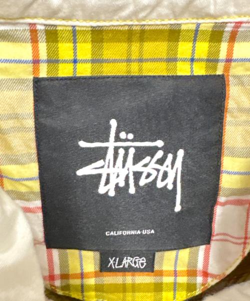 stussy（ステューシー）stussy (ステューシー) ジャケット イエロー サイズ:XLの古着・服飾アイテム