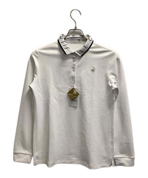 le coq sportif（ルコックスポルティフ）le coq sportif (ルコックスポルティフ) ポロシャツ ホワイト サイズ:SIZE Lの古着・服飾アイテム