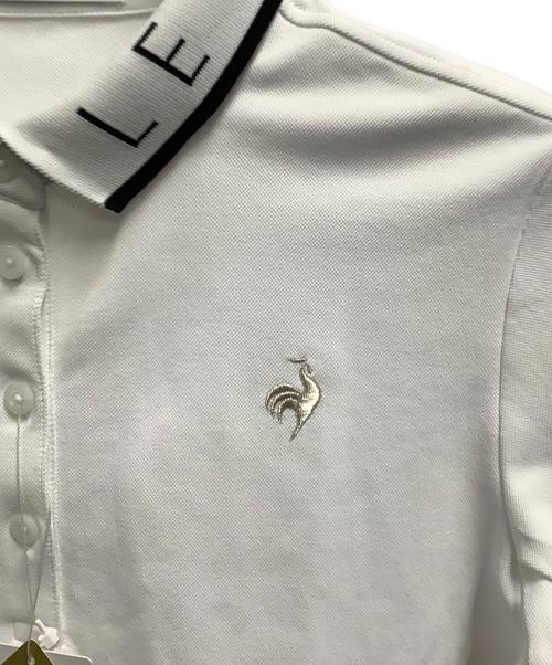 le coq sportif（ルコックスポルティフ）le coq sportif (ルコックスポルティフ) ポロシャツ ホワイト サイズ:SIZE Lの古着・服飾アイテム