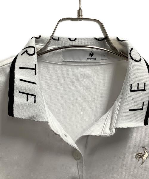 le coq sportif（ルコックスポルティフ）le coq sportif (ルコックスポルティフ) ポロシャツ ホワイト サイズ:SIZE Lの古着・服飾アイテム
