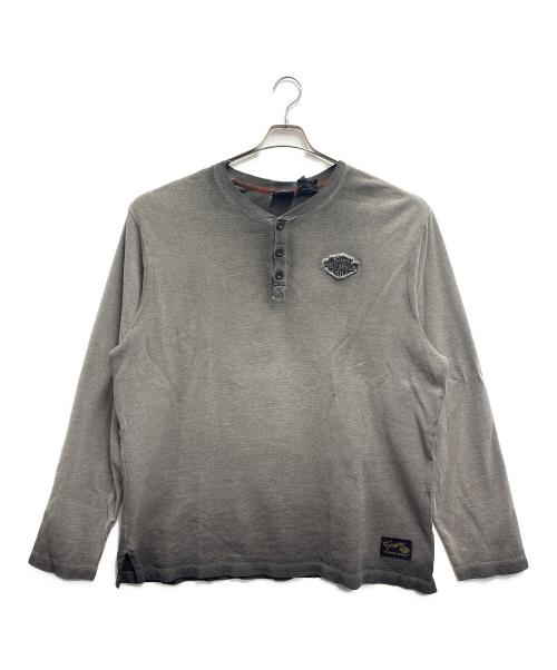 HARLEY-DAVIDSON（ハーレーダビッドソン）HARLEY-DAVIDSON (ハーレーダビッドソン) 長袖シャツ / ヘンリーネックロングＴシャツ サイズ:XLの古着・服飾アイテム