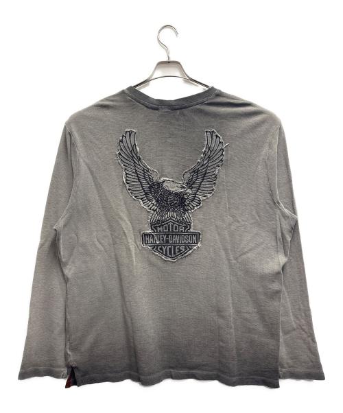 HARLEY-DAVIDSON（ハーレーダビッドソン）HARLEY-DAVIDSON (ハーレーダビッドソン) 長袖シャツ / ヘンリーネックロングＴシャツ サイズ:XLの古着・服飾アイテム