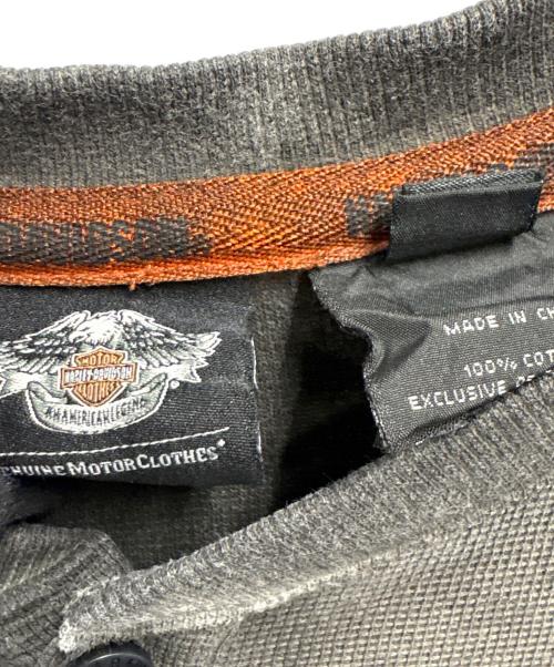 HARLEY-DAVIDSON（ハーレーダビッドソン）HARLEY-DAVIDSON (ハーレーダビッドソン) 長袖シャツ / ヘンリーネックロングＴシャツ サイズ:XLの古着・服飾アイテム