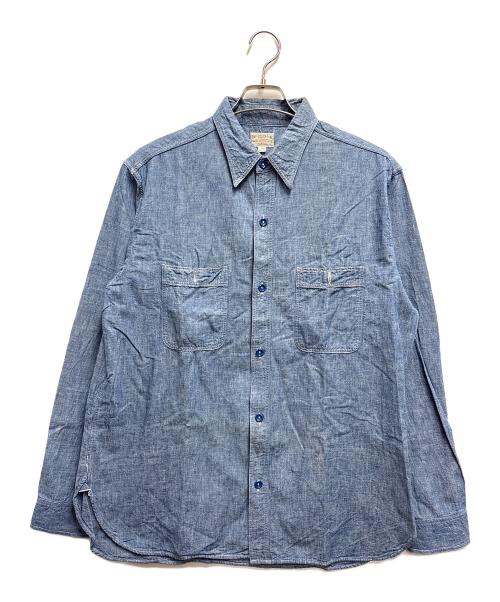 BUZZ RICKSON'S（バズリクソンズ）BUZZ RICKSON'S (バズリクソンズ) 長袖シャツ ブルー サイズ:17の古着・服飾アイテム