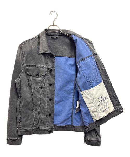 DIESEL（ディーゼル）DIESEL (ディーゼル) ジョグジーンズジャケット ブラック サイズ:Mの古着・服飾アイテム