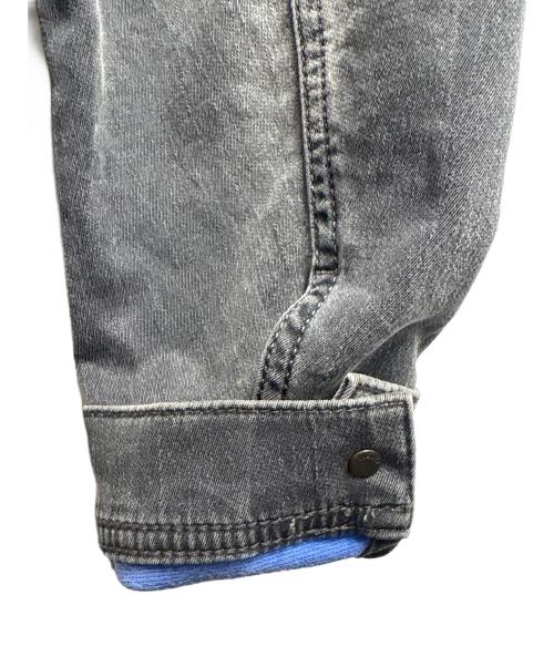 DIESEL（ディーゼル）DIESEL (ディーゼル) ジョグジーンズジャケット ブラック サイズ:Mの古着・服飾アイテム