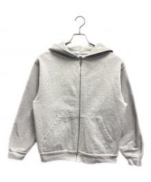 LOS ANGELES APPAREL（ロサンゼルスアパレル）の古着「ジップパーカー」｜グレー
